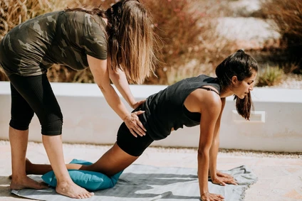 Yoga-Unterricht One-to-One im Freien am Gardasee 2